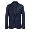 Cloudstyle Mens Stylish 3-Piece One Button Dress Suit Classic Fit Formal Jacket & Vest & Pants - 2 of 4