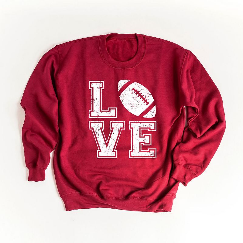 Simply Sage Market Women's Graphic Sweatshirt Love Football, 1 of 4