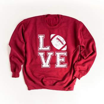 Simply Sage Market Women's Graphic Sweatshirt Love Football