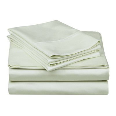 Premium Cotton 300 Thread Count Solid Deep Pocket Sheet Set by Blue Nile Mills