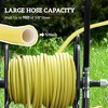 NAYSAYE Dolly Garden Hose Cart Weather Resistant Steel Frame with Smooth Rolling Wheels for Outdoor, Black, 20.3"*23.8"*30.9" - 4 of 4
