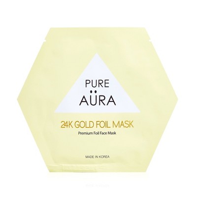 Pure Aura 24k Gold Foil Mask - 0.88 fl oz