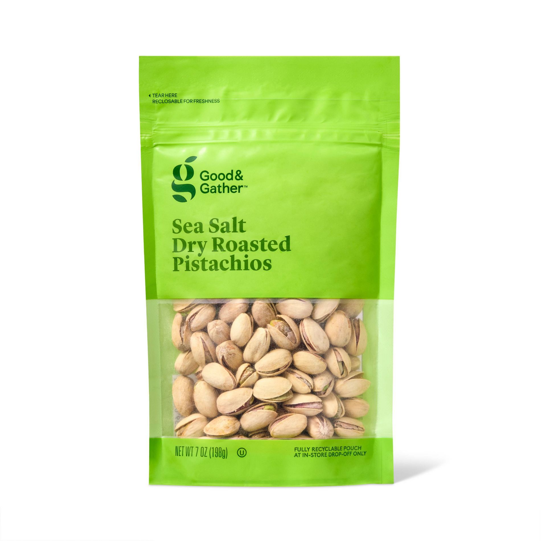 Sea Salt Roasted Pistachios - 7oz - Good & Gather™