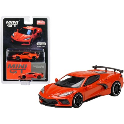 2020 Chevrolet Corvette C8 Stingray Sebring Orange Tintcoat Ltd Ed to 2400 pcs 1/64 Diecast Model Car by True Scale Miniatures