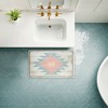 Stupell Industries Pink Navajo Pattern Printed Plush Bath Mat And Bath Rug, Design By Susan Winget, 18"X30" - 3 of 4
