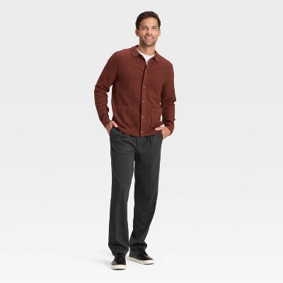 Men's Collared Cardigan Sweater - Goodfellow & Co