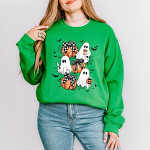 Simply Sage Market Coquette Ghost Collage Sweatshirt - 1 of 4