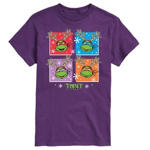 Men's - Teenage Mutant Ninja Turtles - Reindeer Turtles Short Sleeve Graphic T-Shirt - 1 of 4