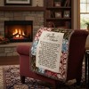 Broken Chain Cotton Woven Throw – Memorial Verse by Manual Woodworkers and Weavers - 2 of 3