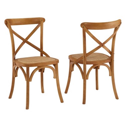 Modway Gear Dining Side Chair Set of 2 Walnut