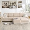 Modular Sectional Sofa, U/L-Shaped Couch w/ Removable Cover, Modern Convertible Deep Seat Sofa, Comfy Cloud Sleeper Sofa Couch for Living Room&Office - 2 of 4
