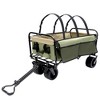 Grungis 440lbs Heavy-Duty Folding Wagon Cart,Premium Utility Cart with Strapping System & Waterproof Liners,Shopping Cart for Camping,Sports - 4 of 4