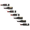 vidaXL Wall-mounted Wine Rack for 7 Bottles White Metal - 3 of 4