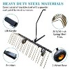 TROPOW 60-Inch Heavy Duty Garden Rake ¨C Adjustable Stainless Steel Tow-Behind Dethatcher for Yard, Farm & Grass Cleaning - 4 of 4
