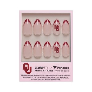 Glamnetic x Fanatics Oklahoma Sooners Press-On Nails - 30ct - Ulta Beauty - 1 of 4