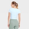 Women's Everyday Soft Cropped Short Sleeve T-Shirt - All In Motion™ - 2 of 4