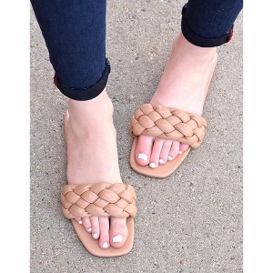 Women's Braided Flat Sandal - CCOCCI - 1 of 3