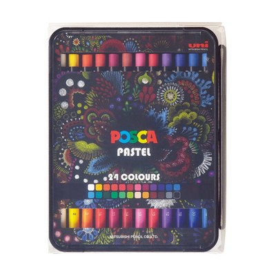 Uni-Ball 24ct POSCA Wax Pastels in Assorted Colors