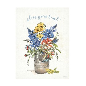 Trademark Fine Art -Anne Tavoletti 'Texas Bluebonnet I' Canvas Art - 1 of 4