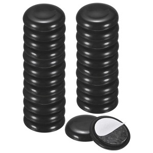 Unique Bargains Round Self-Adhesive EVA Foam Furniture Sliders Floor Protectors Black - 1 of 4