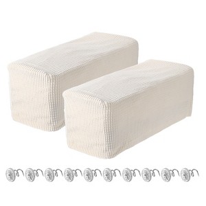 Unique Bargains Breathable Soft Wrinkle Resistant Polyester Armrest Covers - 1 of 4