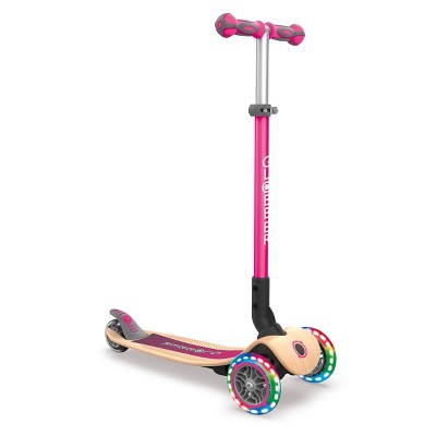 Globber Primo Foldable Wood Scooter - Deep Pink