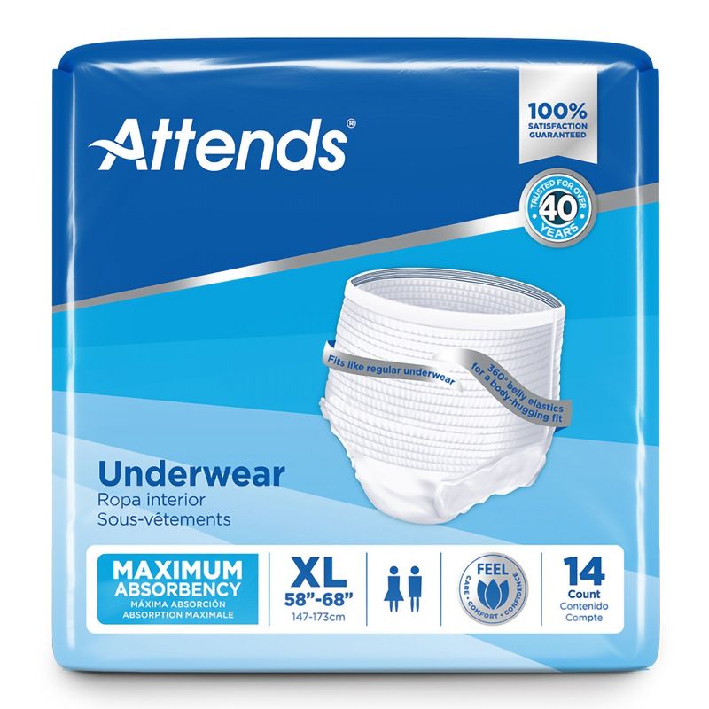 Attends Disposable Underwear, Heavy, 2 of 3
