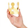 Blue Panda 48 Pack Mini Birthday Hats for Kids, Gold Foil Birthday Crowns for Birthdays, Photo Props, 3 x 3 In - 4 of 4