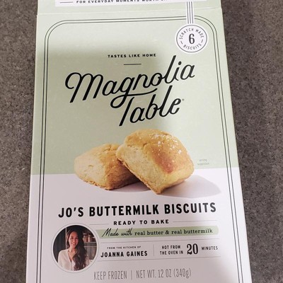 Magnolia Table Jo's Buttermilk Frozen Biscuits - 12oz : Target