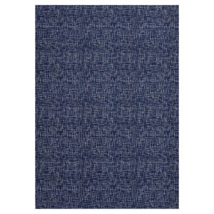 Washable Modern Textured Solid Rug Non Slip Low Pile Rug Soft Contemporary Throw Floor Cover Foldable Indoor Carpet for Living Room Bedroom - 1 of 4