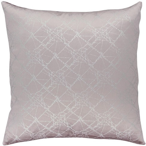 Inspire Me Home Decor Metallic Geometric Diamonds Throw Pillow