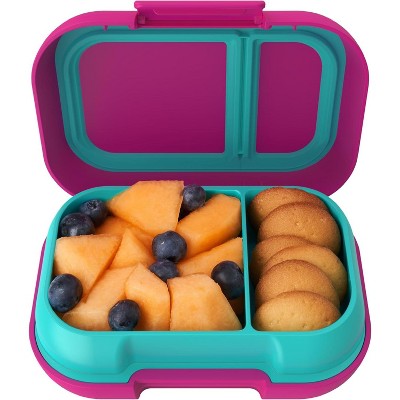 Kids Snack Box with 2 Compartments, Leak-Proof Bento