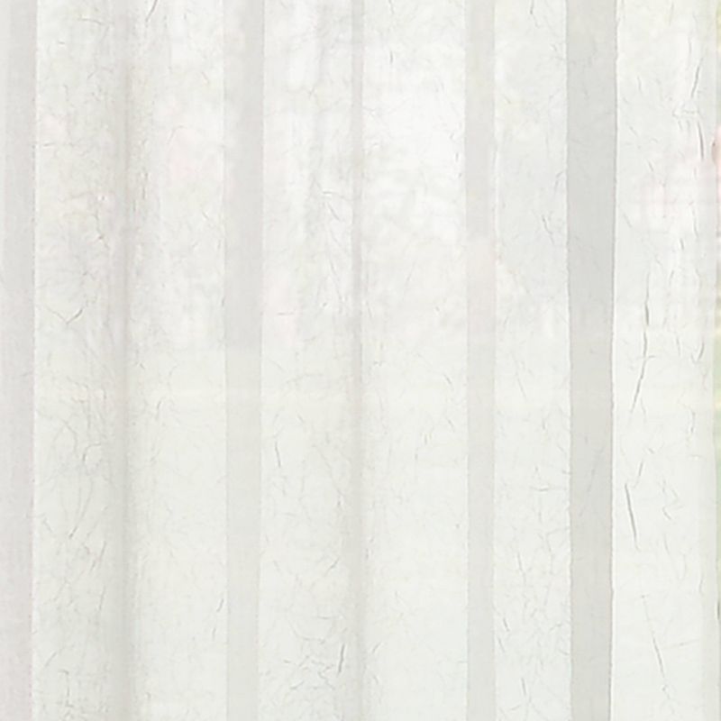1pc Sheer Trinity Crinkle Voile Window Curtain Panel - Curtainworks, 5 of 7