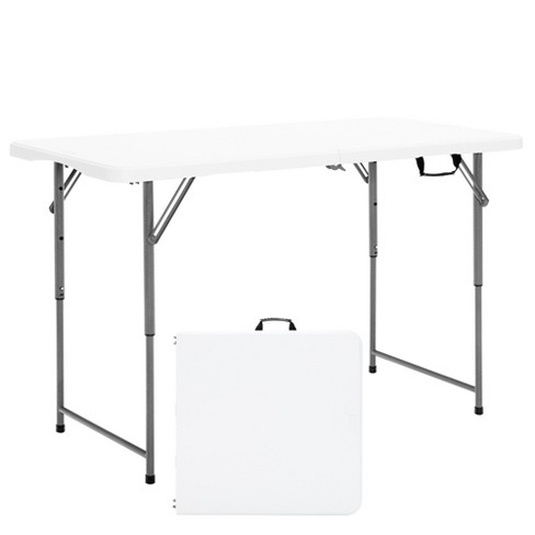 Costway Folding Table Portable Bi fold Picnic Dining Table W 3