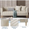 78" Modern 3-Seater Sofa with 2 Pillows, Deep Seat Couch with Wood Legs for Living Room, Easy Assembly for Living Room, Bedroom & Office - 4 of 4