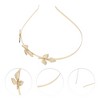 Unique Bargains Women's Grace Headbands Gold Tone 1 Pc - 3 of 4