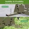 Spassway Outdoor Metal Privacy Screen Garden Fence Panels Patio Trellis Room Divider Decorative Wall Panels - 4 of 4