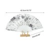 Unique Bargains Floral Folding Fan 1 Pc - 2 of 4