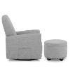 Evolur Vienna Swivel Glider with Ottoman - 2 of 4