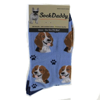 Novelty Socks 15.25" Beagle Socks Premium Quality E & S Pet  -  Socks