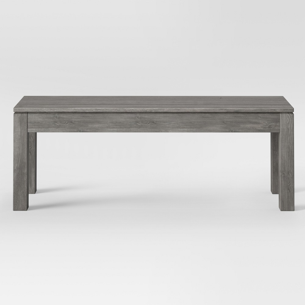50 Grafton Dining Bench Gray - Threshold was $159.99 now $79.99 (50.0% off)