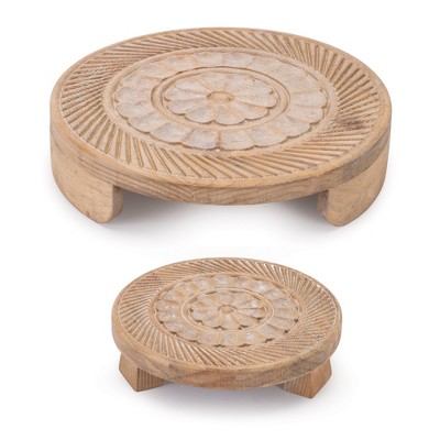 Melrose Mandala Riser Tray (Set of 2)