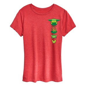 Women's - Star Wars - The Mandalorian Grogu Icons Short Sleeve Graphic T-Shirt - 1 of 4