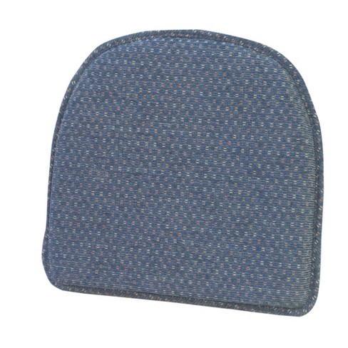 Gripper 14.5 x 14 Tonic Delightfill Bistro Chair Cushion Set of 2 - Blue