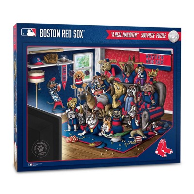 MLB Boston Red Sox Purebred Fans 500pc Puzzle - "A Real Nailbiter"