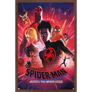 Trends International Marvel Spider-Man: Across The Spider-Verse - Static One Sheet Framed Wall Poster Prints - 1 of 4