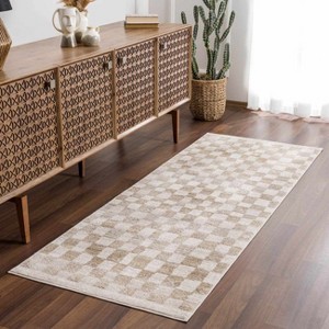 Hauteloom Benjy Irregular Checkboard Rug - 1 of 4