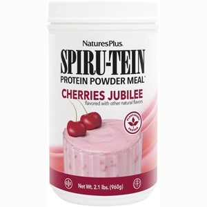 NaturesPlus Spiru-Tein High Protein Powder Meal - Cherries Jubilee 2.1 lbs - 1 of 3