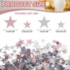 Unique Bargains Party Supply Plastic Lightweight Waterproof Twinkle Metallic Stars Foil Confetti 0.13 Ibs - 2 of 4