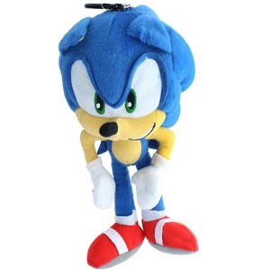 Sonic The Hedgehog 12 Inch Plush Clip On Coin Bag - 1 of 3